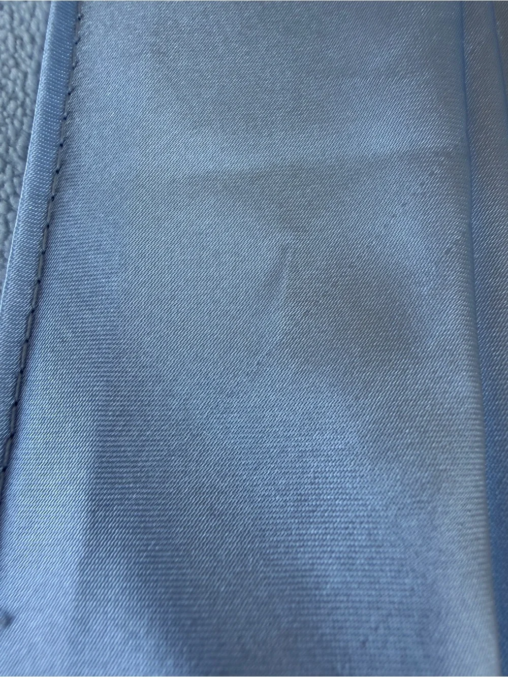 Y2K Disney Blue Satin Trim Lovey Security Baby Blanket Pooh Tigger 32x35 GUC